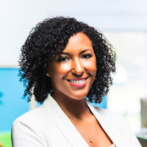 Alida Miranda-Wolff, 3 black female founders share how they got funded in the Midwest article image, headshot of Dawn Dickson, founder and CEO of PopCom