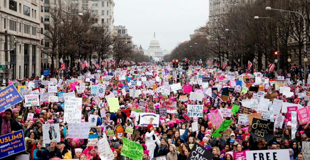 Alida Miranda-Wolff, The Problem of "Too Much": Women at Work article, feature image, Women's Rights March in DC